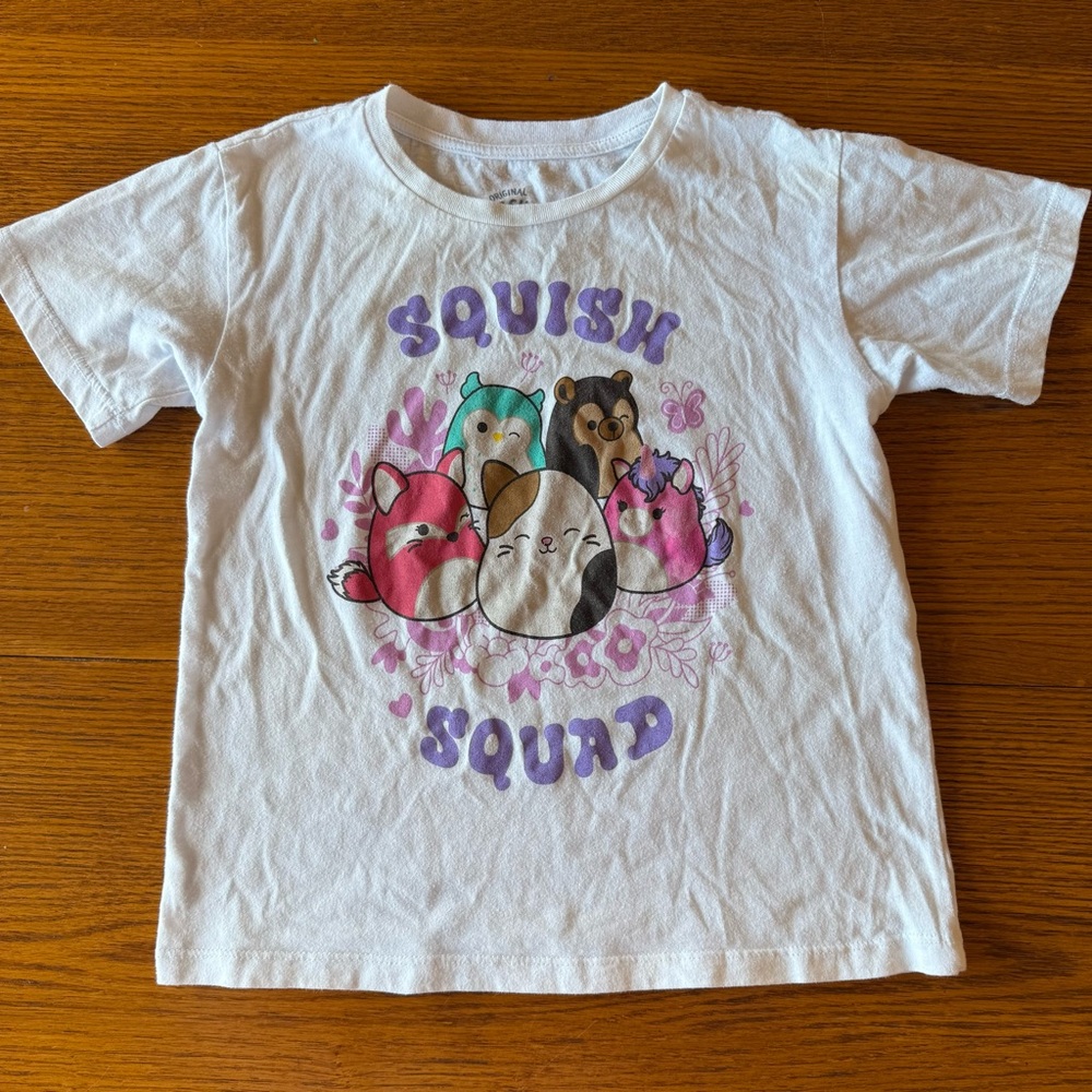 Kids Squishmallows T-Shirt White Size 6X